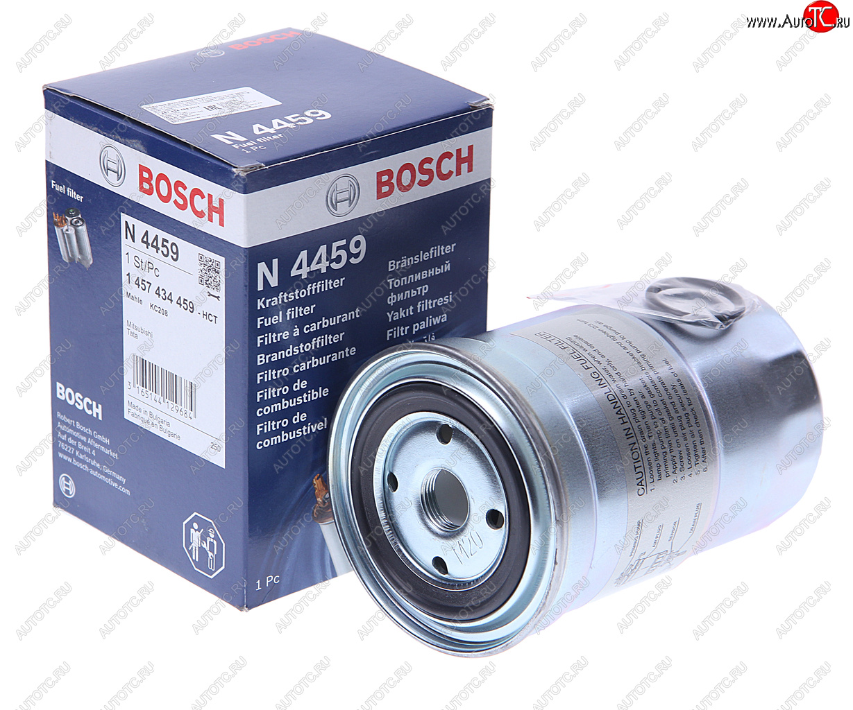 1 589 р. Фильтр топливный MITSUBISHI Pajero (99-) (3.2 TDI) BOSCH BOSCH 1457434459 BOSCH 1457434459  с доставкой в г. Майкоп