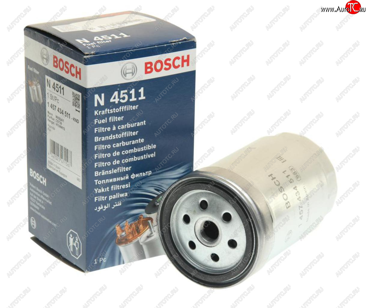 1 399 р. Фильтр топливный HYUNDAI Porter 2 дв.D4CB,Tucson (2.0 D) KIA Ceed,Sportage (2.0 D) BOSCH BOSCH 1457434511  с доставкой в г. Майкоп