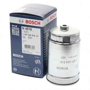 2 169 р. Фильтр топливный HYUNDAI Sonata NF,Santa Fe (06-),Getz KIA Rio (05-),Magentis BOSCH BOSCH 1457434516 BOSCH 1457434516  с доставкой в г. Майкоп. Увеличить фотографию 1