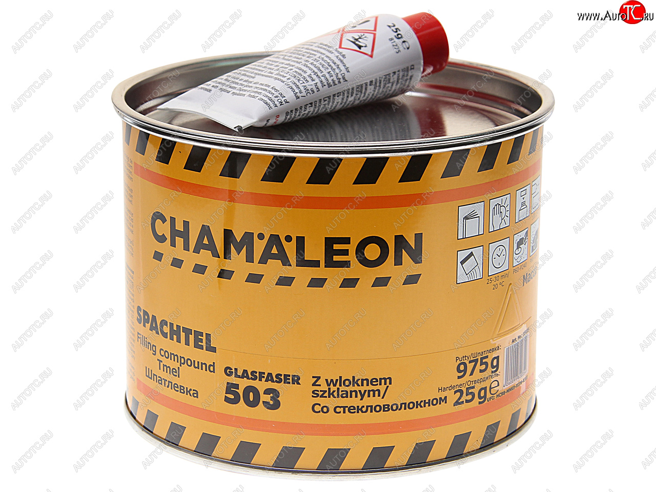 1 079 р. Шпатлевка со стекловолокном 1кг CHAMAELEON CHAMAELEON 15035  с доставкой в г. Майкоп