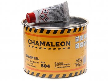 1 189 р. Шпатлевка с алюминиевым наполнителем 1кг CHAMAELEON CHAMAELEON 15045  с доставкой в г. Майкоп. Увеличить фотографию 1