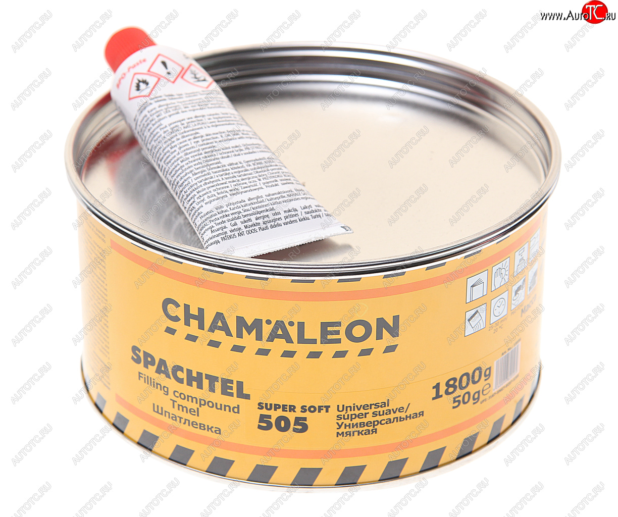1 789 р. Шпатлевка универсальная мягкая с отвердителем 1.85кг CHAMAELEON CHAMAELEON 15056 CHAMAELEON 15056  с доставкой в г. Майкоп