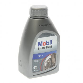 759 р. Жидкость тормозная DOT-4 0.5л MOBIL MOBIL 150906c MOBIL 150906c  с доставкой в г. Майкоп. Увеличить фотографию 1