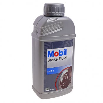 699 р. Жидкость тормозная DOT-4 0.5л MOBIL MOBIL 150906r  с доставкой в г. Майкоп. Увеличить фотографию 1
