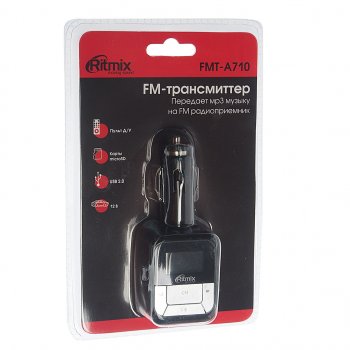 639 р. Модулятор FM плеер RITMIX RITMIX 15116161  с доставкой в г. Майкоп. Увеличить фотографию 1