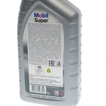 1 389 р. Масло моторное SUPER 3000 XE 5W30 синт.1л MOBIL MOBIL 152504  с доставкой в г. Майкоп. Увеличить фотографию 2