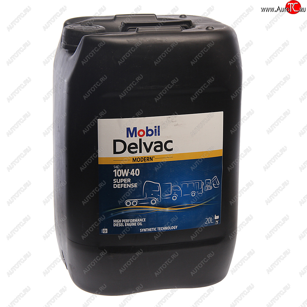 12 299 р. Масло дизельное DELVAC Modern 10W40 Super Defense псинт.20л MOBIL MOBIL 157060  с доставкой в г. Майкоп
