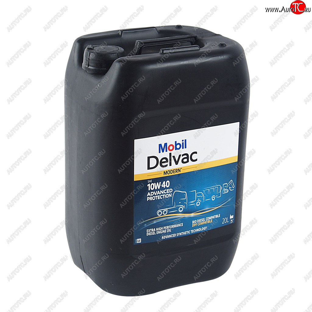 17 299 р. Масло дизельное DELVAC Modern 10W40 Advaced Protection синт.20л MOBIL MOBIL 157068  с доставкой в г. Майкоп