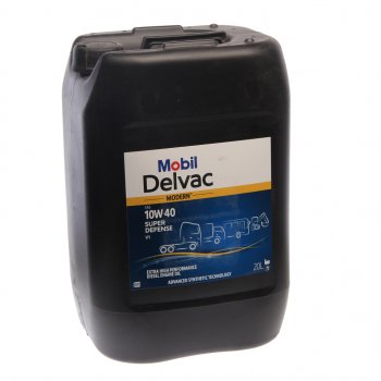 14 949 р. Масло дизельное DELVAC Modern 10W40 Super Defense V1 синт.20л MOBIL MOBIL 157342  с доставкой в г. Майкоп. Увеличить фотографию 1