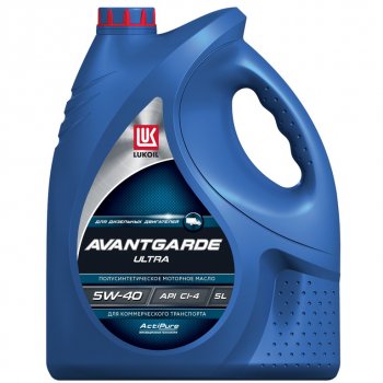 2 699 р. Масло дизельное АВАНГАРД Ультра CI-4SLE7 5W40 псинт.5л ЛУКОЙЛ LUKOIL 1595288  с доставкой в г. Майкоп. Увеличить фотографию 3
