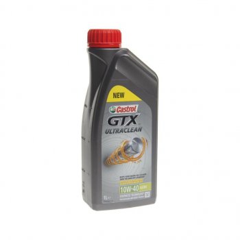 999 р. Масло моторное GTX ULTRACLEAN A3B4 10W40 псинт.1л CASTROL CASTROL 15a4de  с доставкой в г. Майкоп. Увеличить фотографию 1