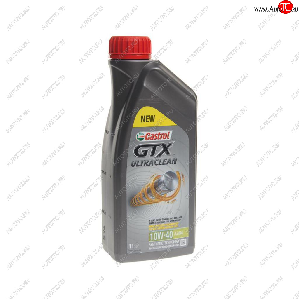 999 р. Масло моторное GTX ULTRACLEAN A3B4 10W40 псинт.1л CASTROL CASTROL 15a4de  с доставкой в г. Майкоп