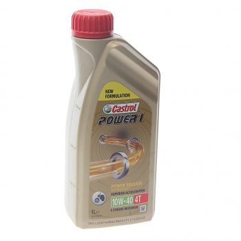 1 189 р. Масло моторное для 4-х тактных двигателей POWER 1 4T 10W40 синт.1л CASTROL CASTROL 15a6da  с доставкой в г. Майкоп. Увеличить фотографию 1