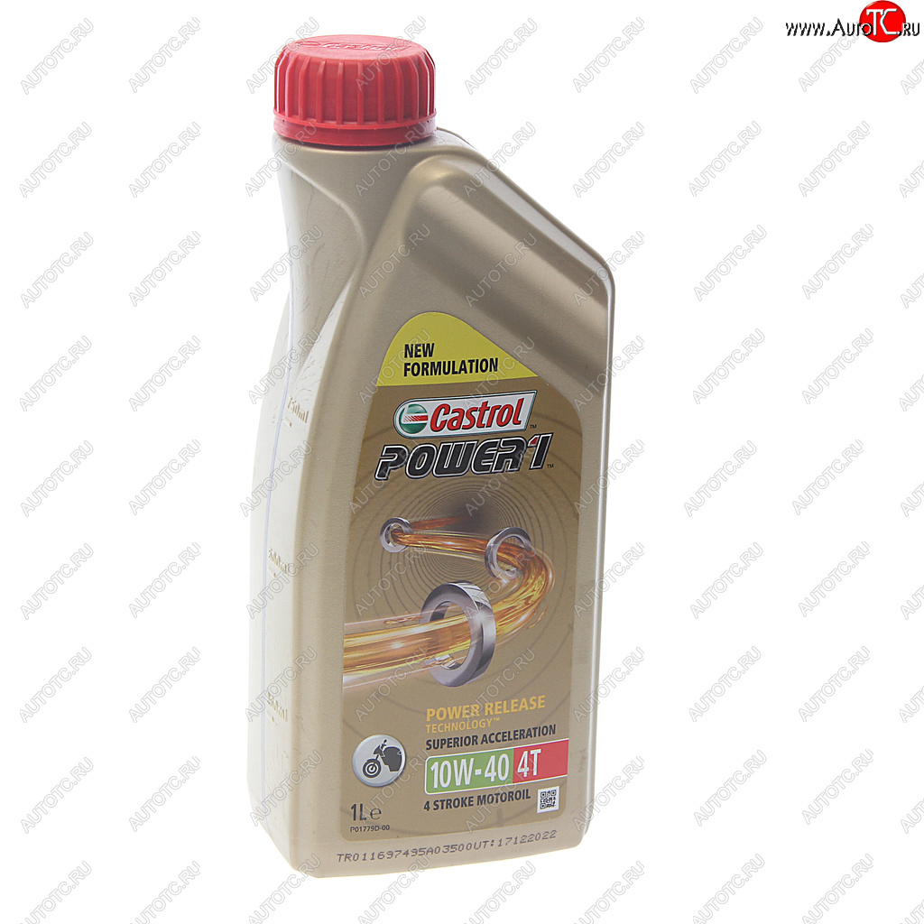 1 189 р. Масло моторное для 4-х тактных двигателей POWER 1 4T 10W40 синт.1л CASTROL CASTROL 15a6da  с доставкой в г. Майкоп