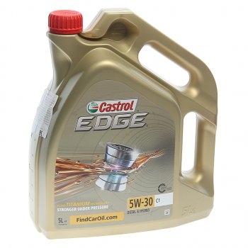 8 499 р. Масло моторное EDGE C1 5W30 синт.5л CASTROL CASTROL 15b943  с доставкой в г. Майкоп. Увеличить фотографию 1