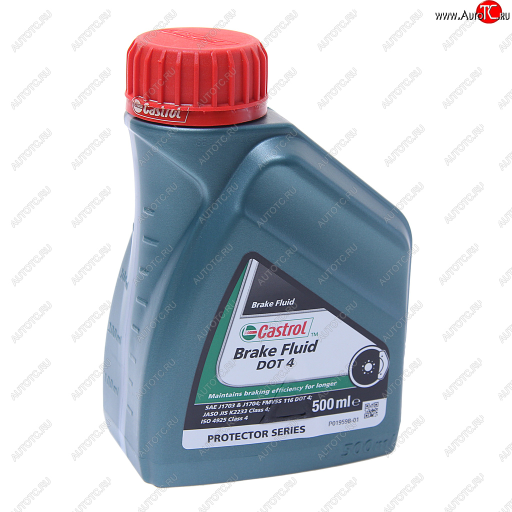 869 р. Жидкость тормозная DOT-4 0.5л Brake Fluid CASTROL CASTROL 15cd18  с доставкой в г. Майкоп