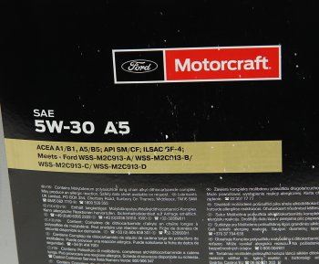 5 449 р. Масло моторное FORD 5W30 синт.5л (ЗАМЕНА НА 15F1CF) OE FORD 15cf54 FORD 15cf54  с доставкой в г. Майкоп. Увеличить фотографию 2
