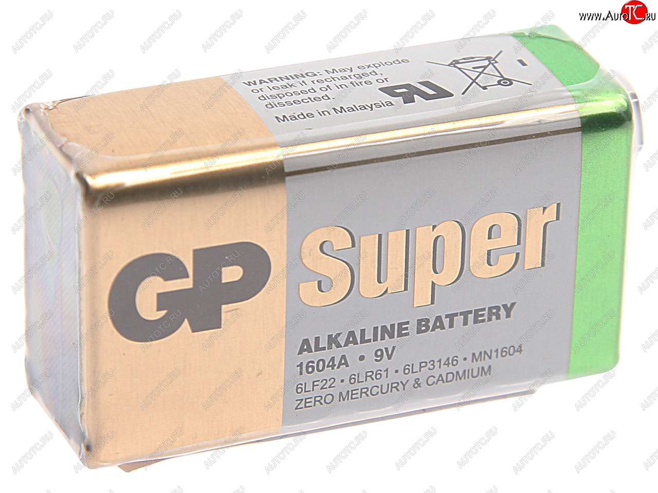 399 р. Батарейка KRONA 6LR61 9V термопленка 1шт. GP GP 1604a-s1  с доставкой в г. Майкоп
