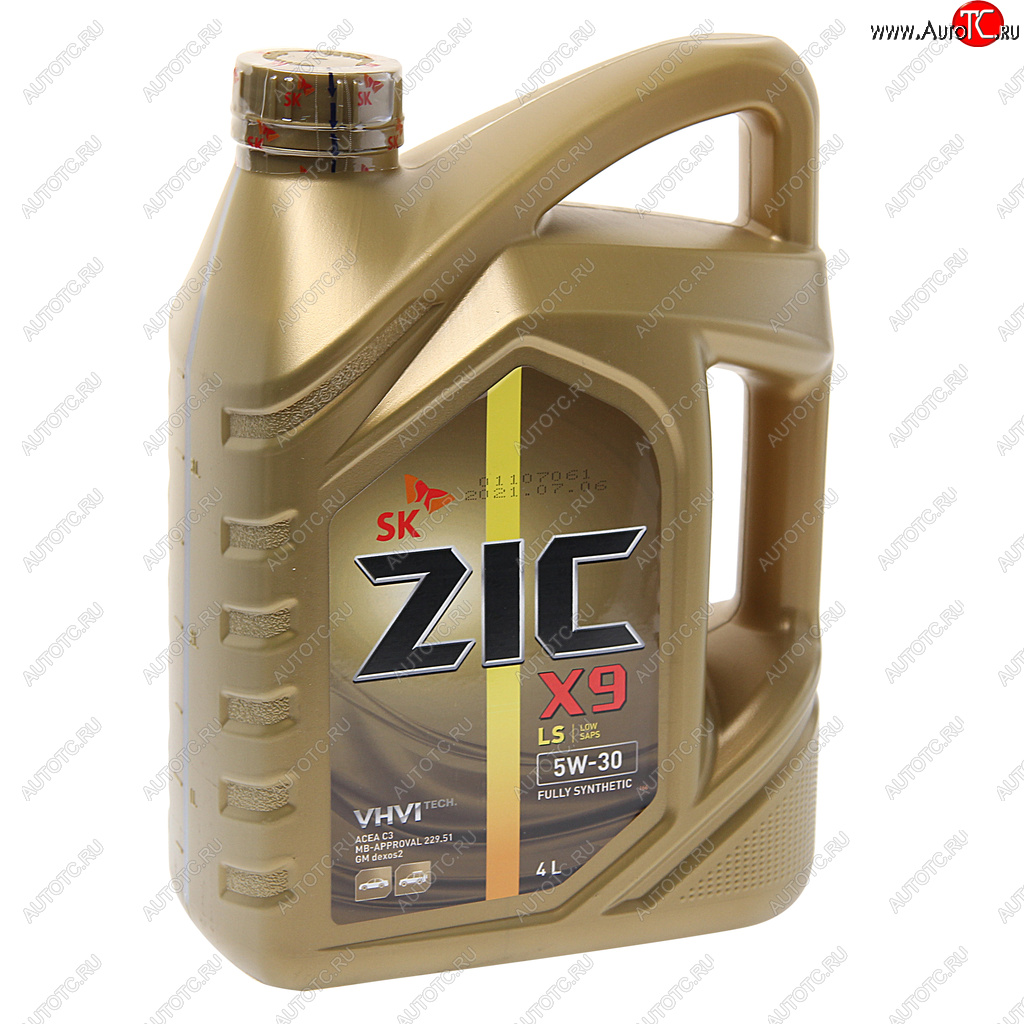 4 999 р. Масло моторное X9 LS SNCFC3 5W30 синт.4л ZIC ZIC 162200  с доставкой в г. Майкоп