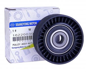 2 599 р. Ролик приводного ремня SSANGYONG Kyron (06-),Rexton (02-) (E2832) натяжителя OE SSANGYONG 1622003070  с доставкой в г. Майкоп. Увеличить фотографию 1