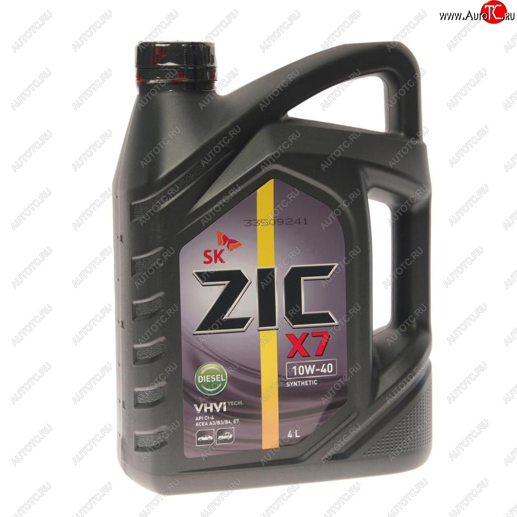 3 099 р. Масло дизельное X7 DIESEL CI-4SL E7 10W40 синт.4л ZIC ZIC 162607  с доставкой в г. Майкоп