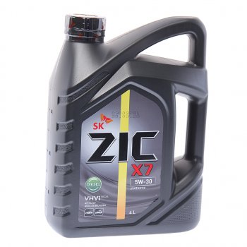 3 399 р. Масло дизельное Х7 DIESEL SLCFA3B3A3B4 5W30 синт.4л ZIC ZIC 162610  с доставкой в г. Майкоп. Увеличить фотографию 1