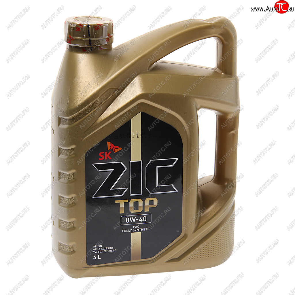 5 999 р. Масло моторное ZIC TOP SNCFA3B3A3B4 0W40 синт.4л ZIC ZIC 162611  с доставкой в г. Майкоп