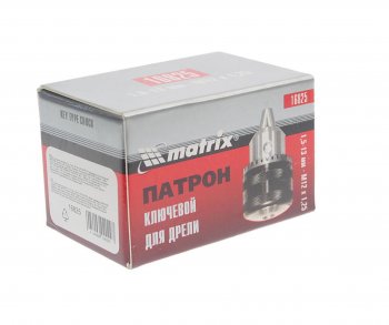 449 р. Патрон для дрели с ключом 1.5-13мм M12х1.25 MATRIX MATRIX 16825  с доставкой в г. Майкоп. Увеличить фотографию 3