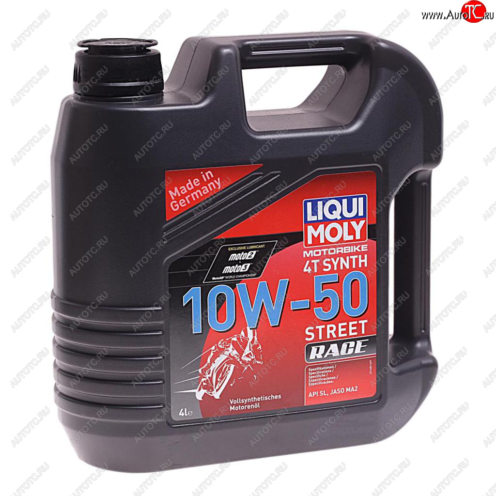 7 699 р. Масло моторное для 4-х тактных двигателей RACING SYNTH 4T 10W50 синт.4л LIQUI MOLY LIQUI MOLY 1686  с доставкой в г. Майкоп