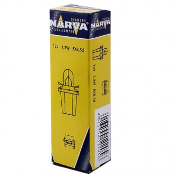 65 р. Лампа 12V 1.2W BAX8.5d1.5 синий патрон Plastic Base NARVA NARVA 170293000  с доставкой в г. Майкоп. Увеличить фотографию 1