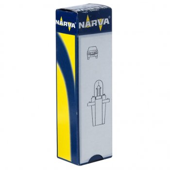 66 р. Лампа 12V 1.2W BAX8.3s1.35 черный патрон Plastic Base NARVA NARVA 170363000  с доставкой в г. Майкоп. Увеличить фотографию 1