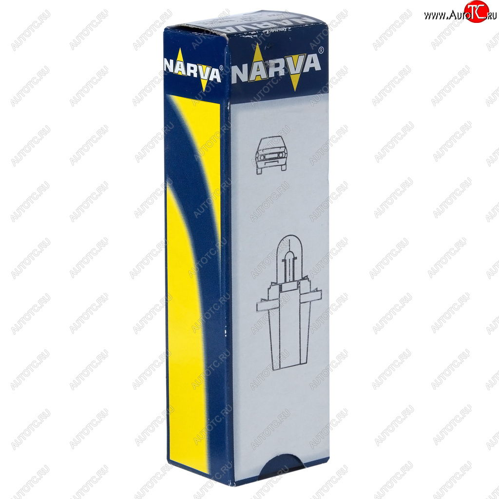 66 р. Лампа 12V 1.2W BAX8.3s1.35 черный патрон Plastic Base NARVA NARVA 170363000  с доставкой в г. Майкоп