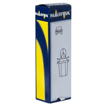 76 р. Лампа 24V 1.2W BAX8.5d2 серый патрон Plastic Base NARVA NARVA 170393000  с доставкой в г. Майкоп. Увеличить фотографию 1