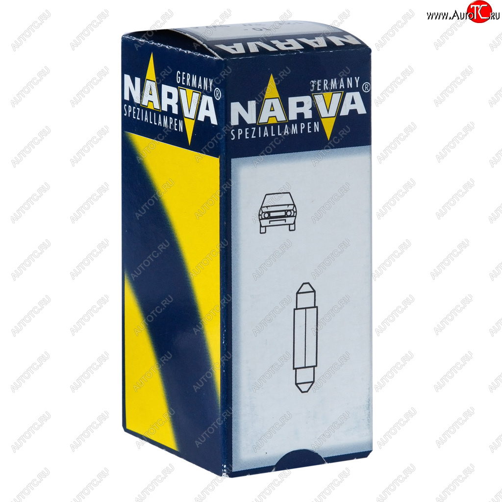 73 р. Лампа 12V C3W SV8.5 28мм Festoon NARVA NARVA 170943000  с доставкой в г. Майкоп