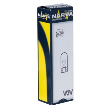 25 р. Лампа 12V W3W W2.1x9.5d NARVA NARVA 170973000  с доставкой в г. Майкоп. Увеличить фотографию 1