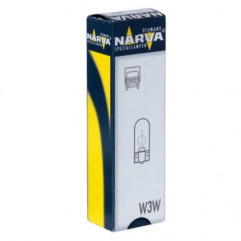 38 р. Лампа 24V W3W W2.1x9.5d NARVA NARVA 171093000  с доставкой в г. Майкоп. Увеличить фотографию 1