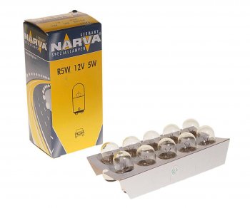 89 р. Лампа 12V R5W BA15d NARVA NARVA 171723000  с доставкой в г. Майкоп. Увеличить фотографию 1