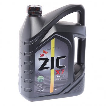 5 499 р. Масло дизельное Х7 DIESEL SLCFA3B3A3B4 5W30 синт.6л ZIC ZIC 172610  с доставкой в г. Майкоп. Увеличить фотографию 1