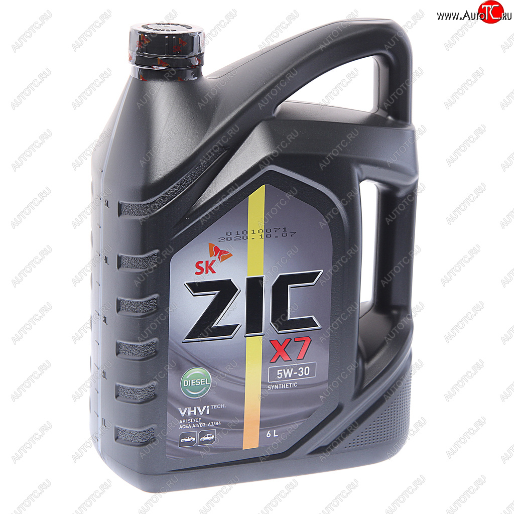5 499 р. Масло дизельное Х7 DIESEL SLCFA3B3A3B4 5W30 синт.6л ZIC ZIC 172610  с доставкой в г. Майкоп