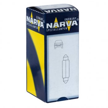 46 р. Лампа 12V C10W SV8.5 36мм Festoon NARVA NARVA 173163000  с доставкой в г. Майкоп. Увеличить фотографию 1