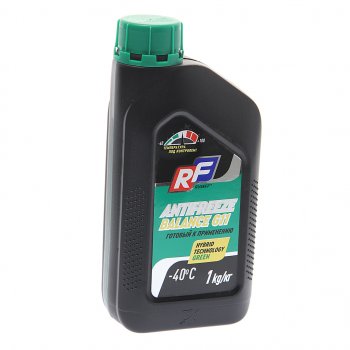 196 р. Антифриз зеленый -40C 1кг G11 RUSEF RUSEFF 17461n RUSEFF 17461n  с доставкой в г. Майкоп. Увеличить фотографию 1