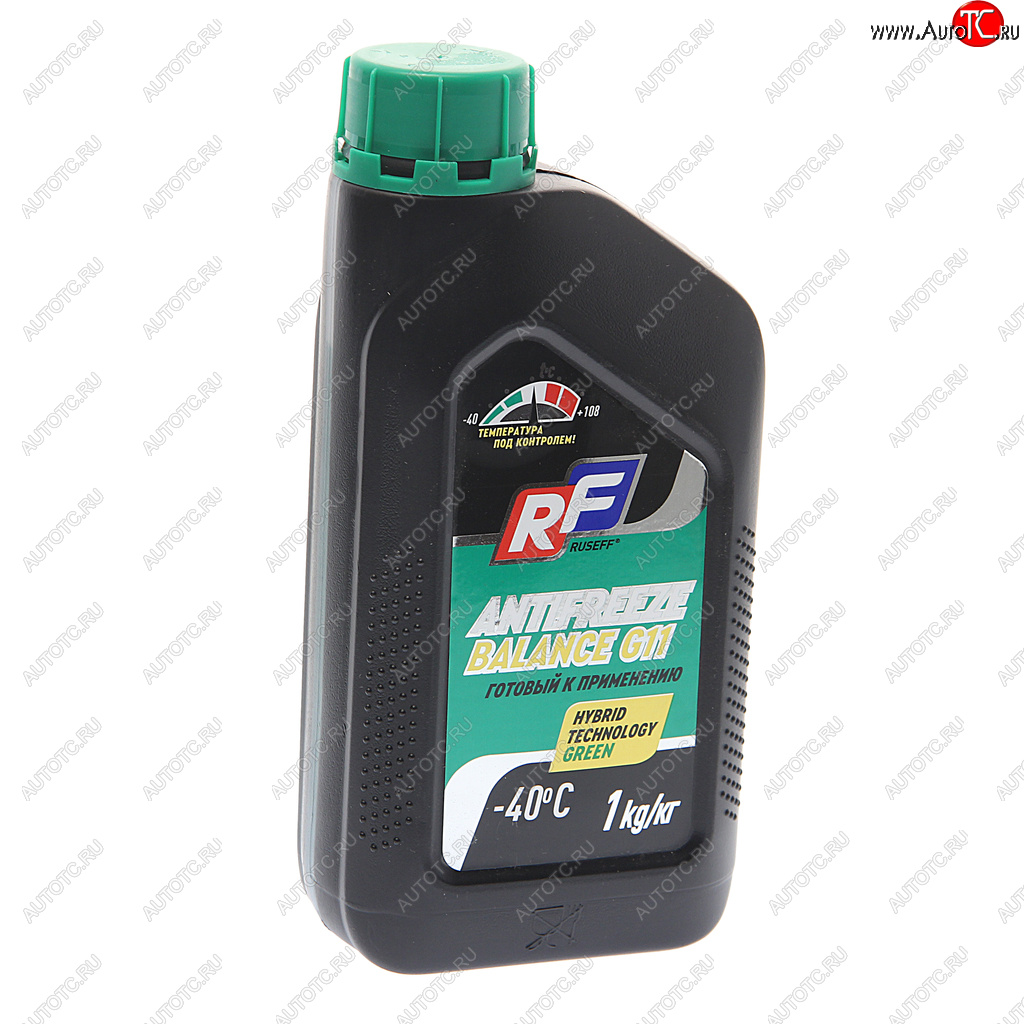 196 р. Антифриз зеленый -40C 1кг G11 RUSEF RUSEFF 17461n RUSEFF 17461n  с доставкой в г. Майкоп