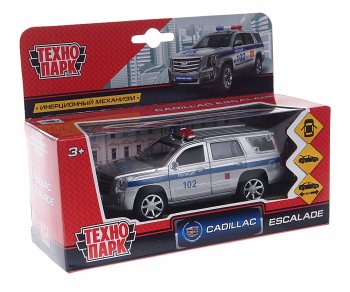 819 р. Модель автомобиля CADILLAC Escalade металлическая ТЕХНОПАРК ТЕХНОПАРК 176009176023176030 ТЕХНОПАРК 176009176023176030  с доставкой в г. Майкоп. Увеличить фотографию 1