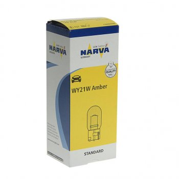 259 р. Лампа 12V WY21W WX3x16d желтая NARVA NARVA 176293000  с доставкой в г. Майкоп. Увеличить фотографию 2