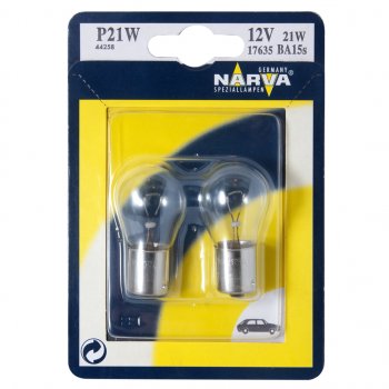 134 р. Лампа 12V P21W BA15s блистер (2шт.) NARVA NARVA 176354000  с доставкой в г. Майкоп. Увеличить фотографию 1