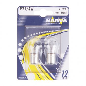 274 р. Лампа 12V P214W BAZ15d блистер (2шт.) NARVA NARVA 178814000  с доставкой в г. Майкоп. Увеличить фотографию 1