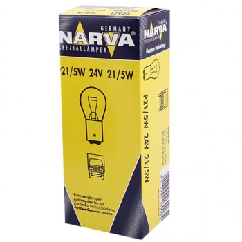 54 р. Лампа 24V P215W BAY15d NARVA NARVA 179253000  с доставкой в г. Майкоп. Увеличить фотографию 1
