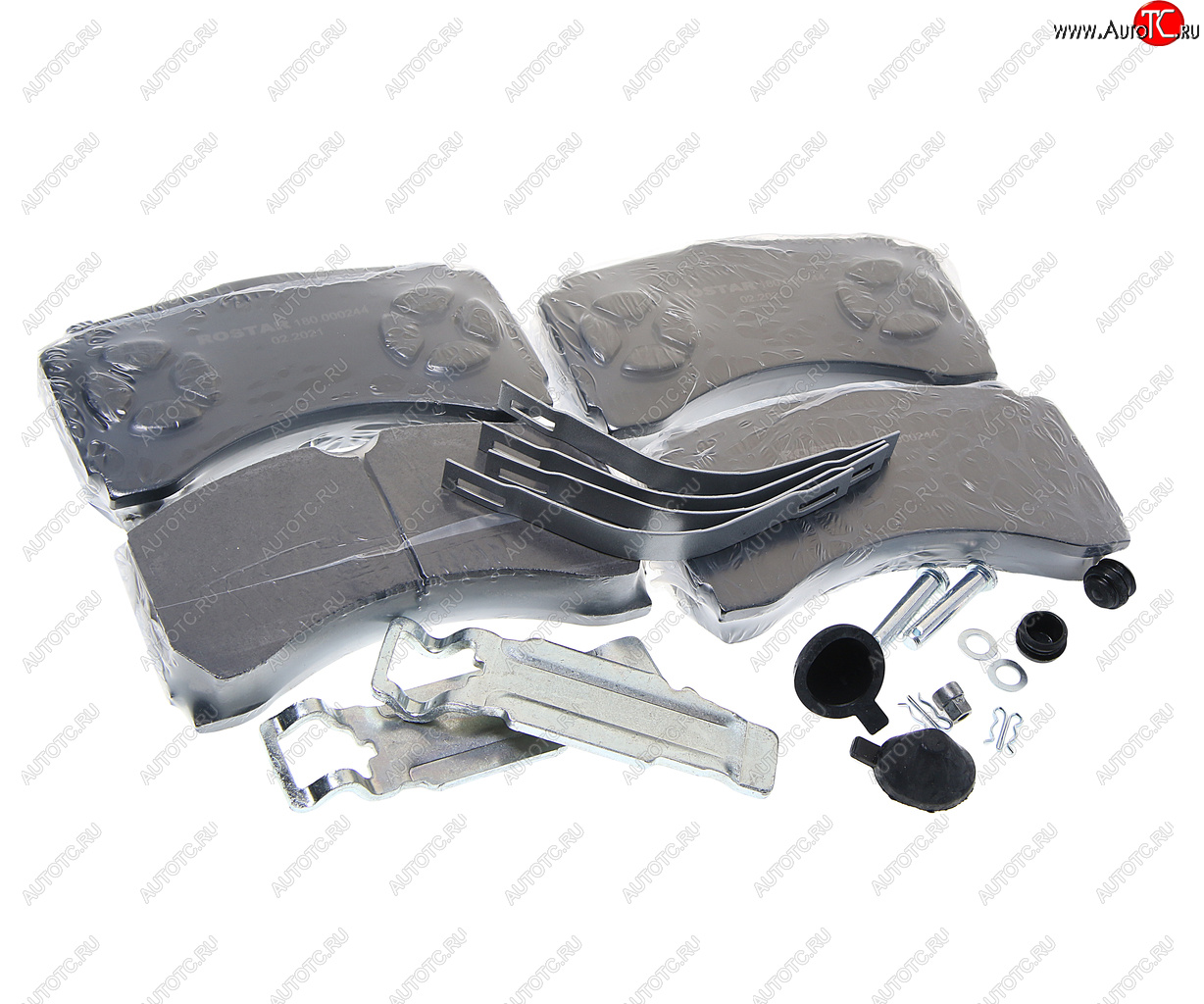 8 999 р. Колодки тормозные MERCEDES Actros дисковые (208x114x35) (4шт.) ROSTAR ROSTAR 180.000244  с доставкой в г. Майкоп