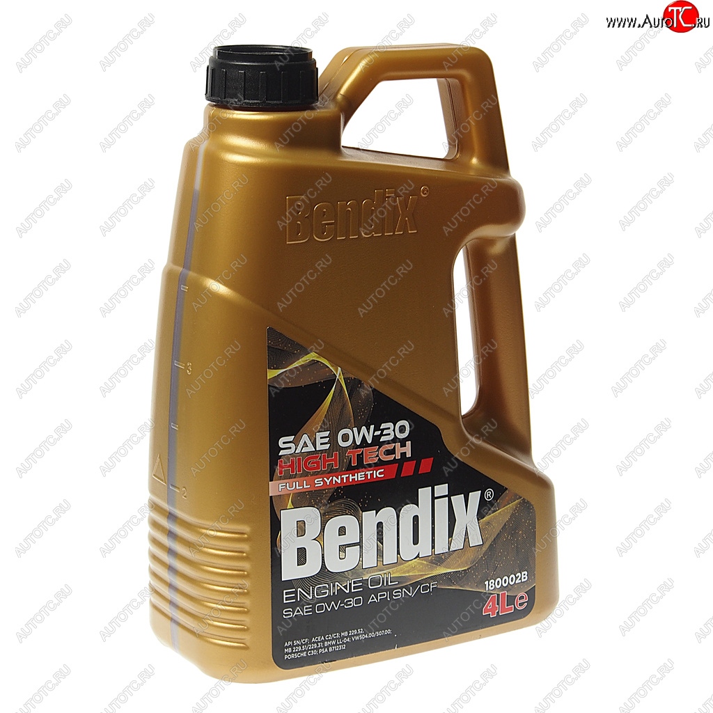 2 789 р. Масло моторное HIGH TECH C2/C3 0W30 синт.4л BENDIX BENDIX 180002b BENDIX 180002b  с доставкой в г. Майкоп