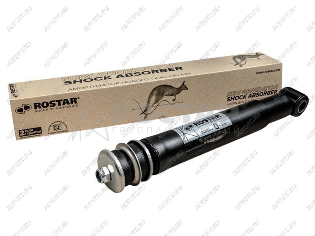 5 449 р. Амортизатор MAN TGA передний (410670 14х75 24х55 IO) ROSTAR ROSTAR 180-2905005-600  с доставкой в г. Майкоп